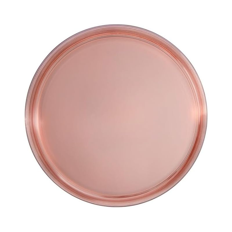Assiettes plates en plastique transparent 10 pouces, Ensemble de 90