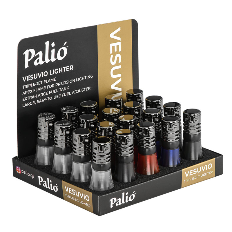 Palió Vesuvio 20 Count Lighters Retail Display