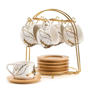 4 oz. Espresso Cup and Saucer (Set of 6)