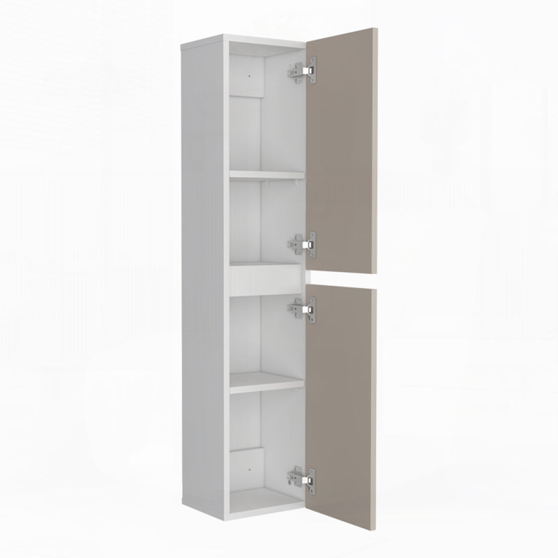Solution de rangement murale moderne pour deux pièces Nettleton