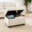 Faux Leather Ottoman with Storage, Foot Rest Stool-1247386042