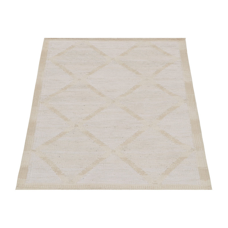 Scandinavian Wool Geometric Area Rug, Rectangle 10' x 14'