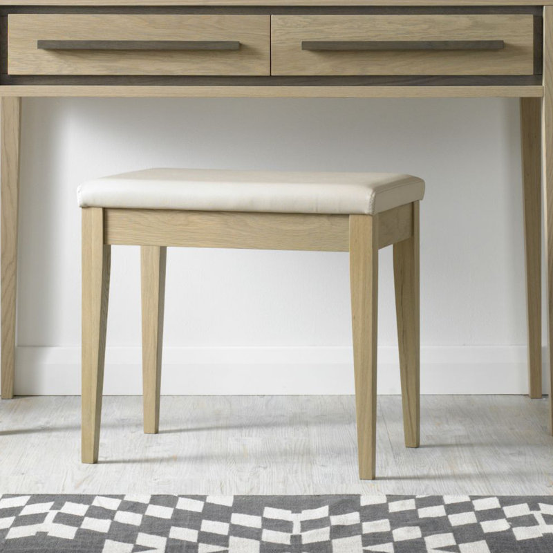 Dipaolo Solid Wood Accent Stool