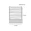 Commode d'appoint simple au sol