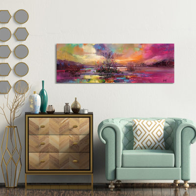 Loch Fyne Colour by Scott Naismith - Wrapped Canvas Panoramic Print