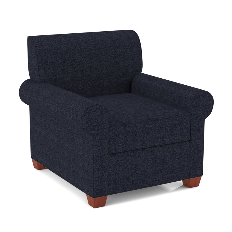Fauteuil de 34 po de largeur Finn, Mimosa antique, BM cerise