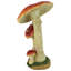 Statue champignon mystique rouge forêt