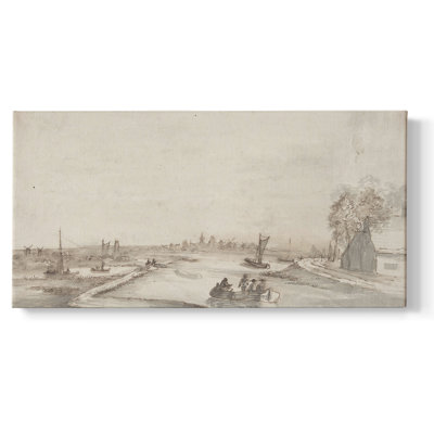 Série abstraite - CMXI - Toile tendue avec châssis encadré - Prêt à être accroché