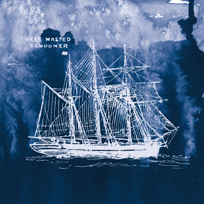 Voiliers II indigo
