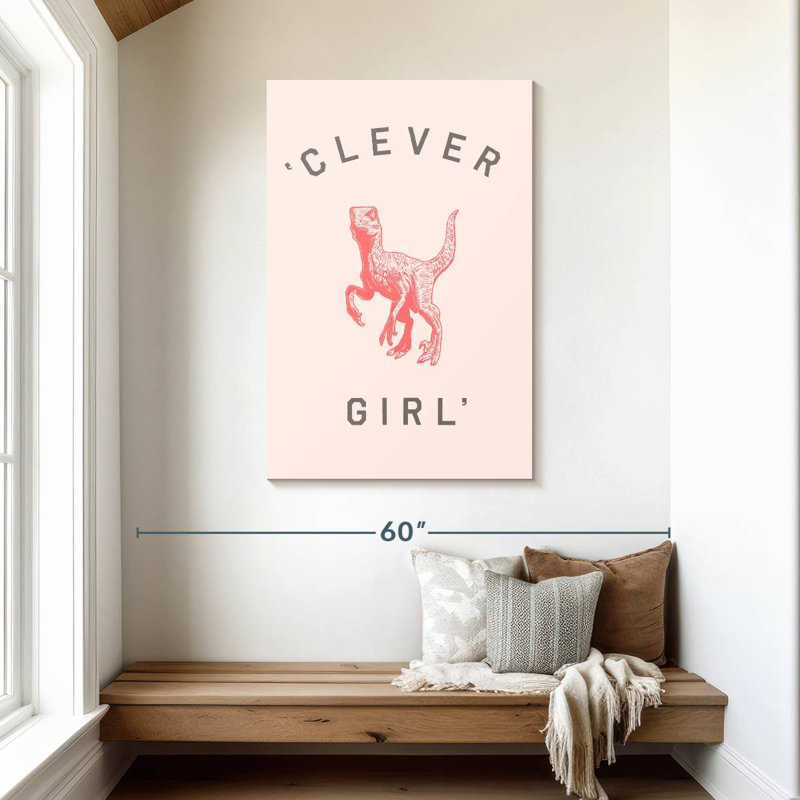 Brampt Clever Girl Pink, 45" H x 30" W
