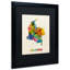 « colombie map », impression encadrée-22541596-40185145
