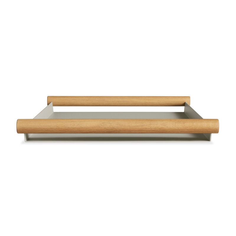 Estate Decorative Tray, Putty/Beech