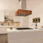 ZLINE 48 po. Hotte de cuisine en bois à conduit pour îlot de cuisine Designer Series-678807372