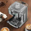 Machine à café expresso semi-automatique tout-en-un en acier inoxydable avec mousseur à lait intégré