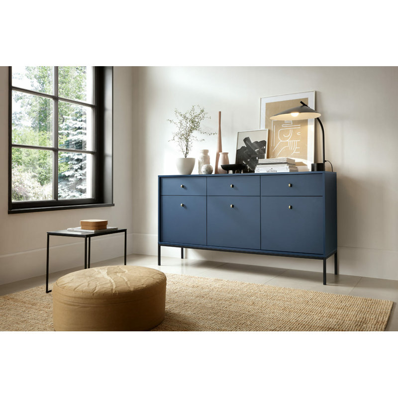 Mickyle 153.4cm Sideboard, Navy Blue