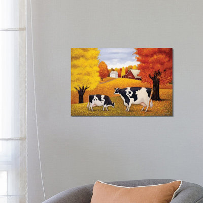 Fall In Peacham by Lowell Herrero - Wrapped Canvas Gallery-Wrapped Canvas Giclée