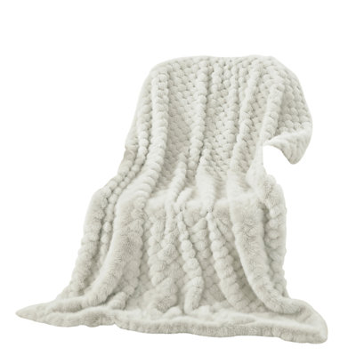 Luxury Faux Fur Throw Blanket 50X70