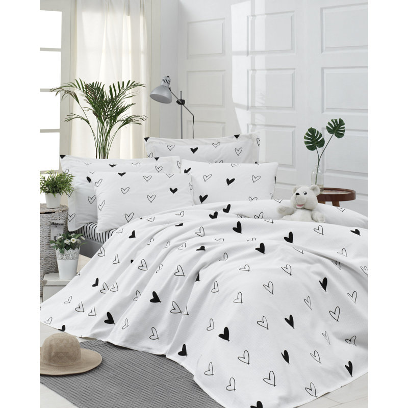 Byzantium Cotton Geometric Shapes Bedspread, 140 x 220 cm Bedspread