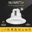 4 lumières MR16 à basse tension 12V de 4 po, rétroéclairables, 600 W, 10 W, encastré à intensité variable, 5 pcc