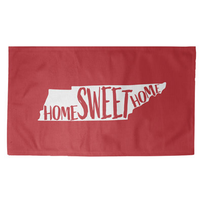 Tapis en coin rouge doux home Tennessee
