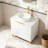 30" White Modern Vessel Bathroom Vanity With Ceramic Top