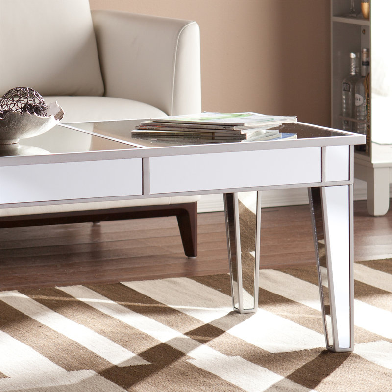 Table de cocktail en miroir Mirage
