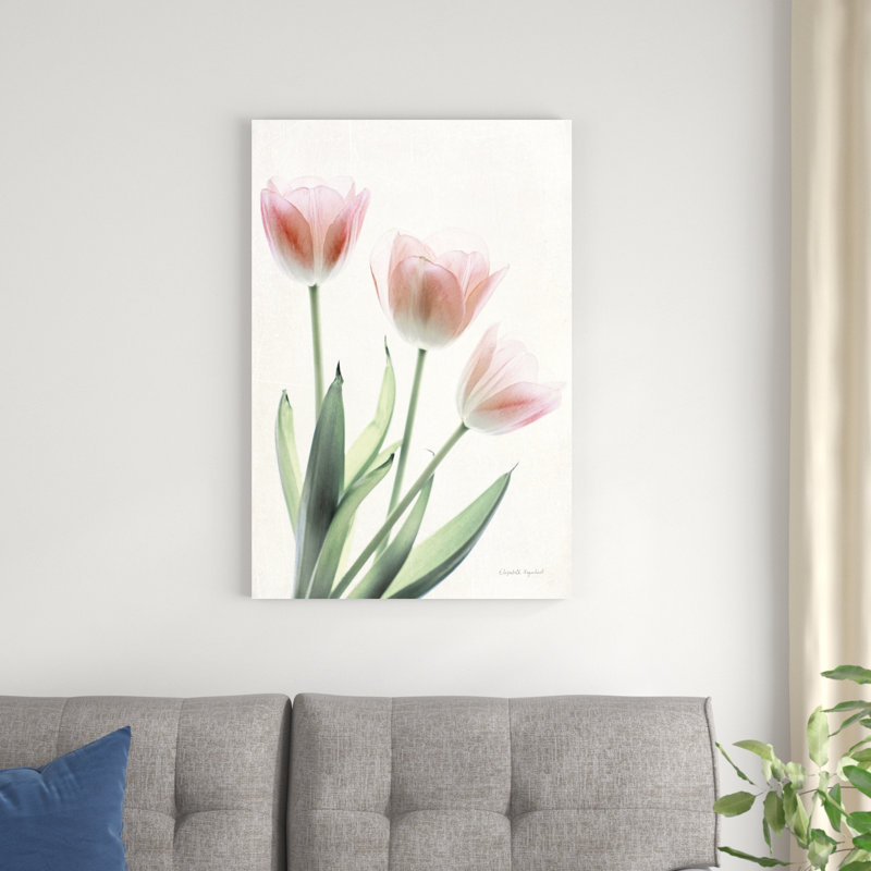 Floral clair et lumineux II, H 36 po x l 24 po x P 1,25 po