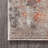 Lasley Contemporary POP Modern Abstract Vintage Cream/Orange Rug-1930661717