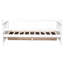 Lit de jour simple blanc avec rangement pratique pour tiroir-749709665