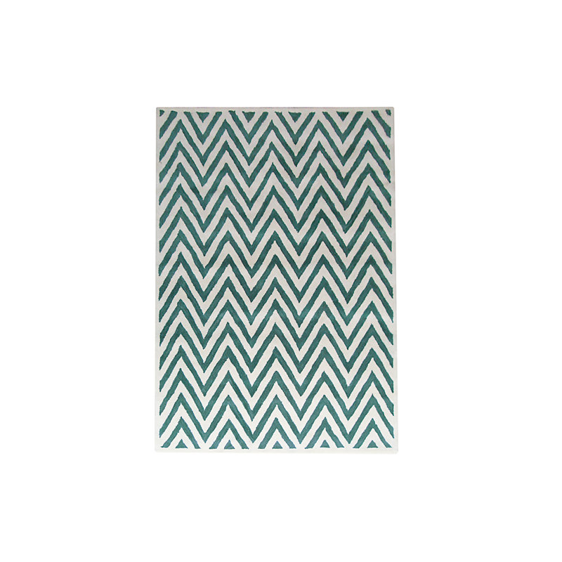 Ziggy Chevron Wool Hand Woven 153cm X 244cm Area Rug