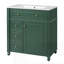 Meuble-lavabo de salle de bain avec lavabo en céramique-442956043