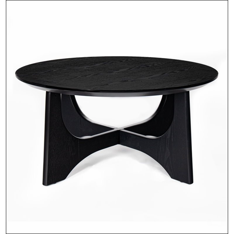 Table basse ronde de 36 po, tables basses en bois pour salon de réception