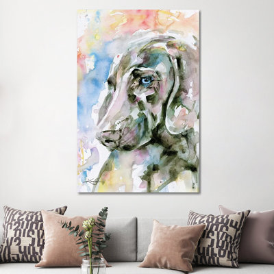 Blue Eyes 1 Piece Wrapped Canvas Painting