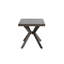 Table en aluminium coulé