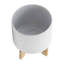 Petit pot de fleurs avec jardinière-1093363395
