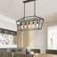 Luminaire suspendu linéaire 5 lumières Allyn
