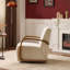 Fauteuil d'appoint rembourré Linen