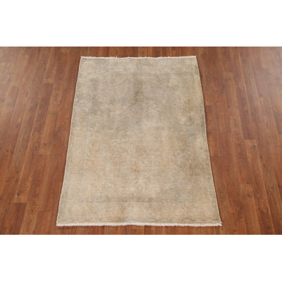 Distressed Wool Traditional Rug 3x5