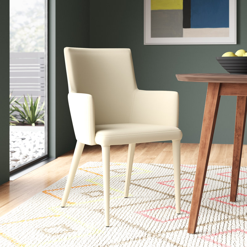 20'' H Metal Armchair, Beige Velvet