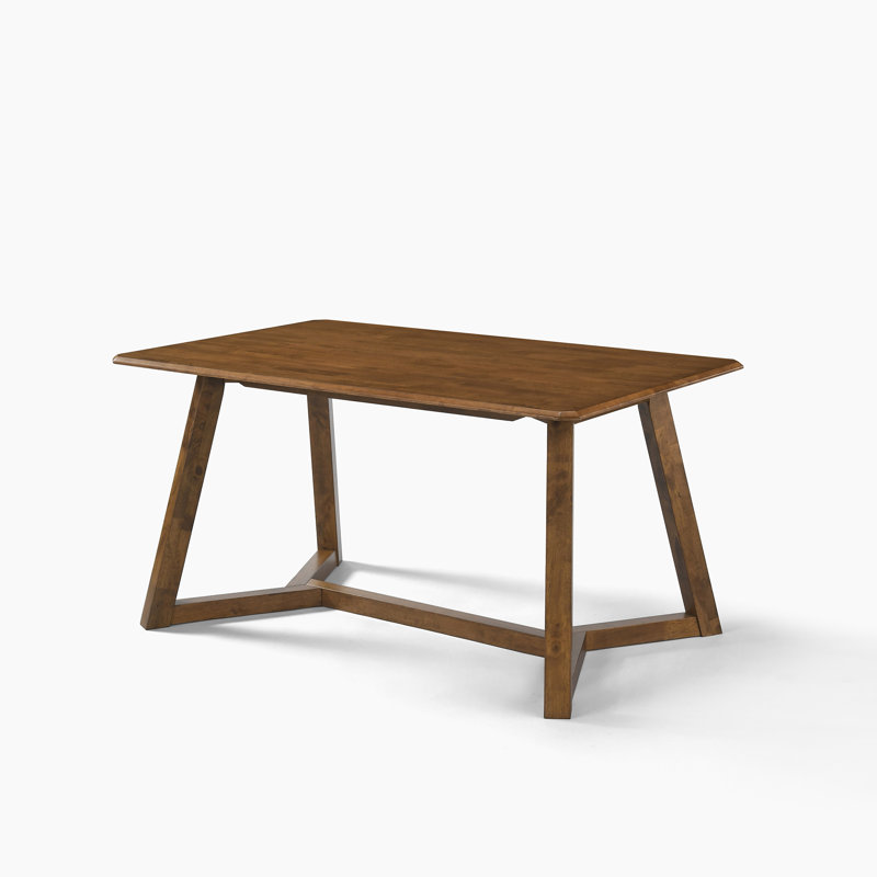 Solid Wood Dining Table, Brown
