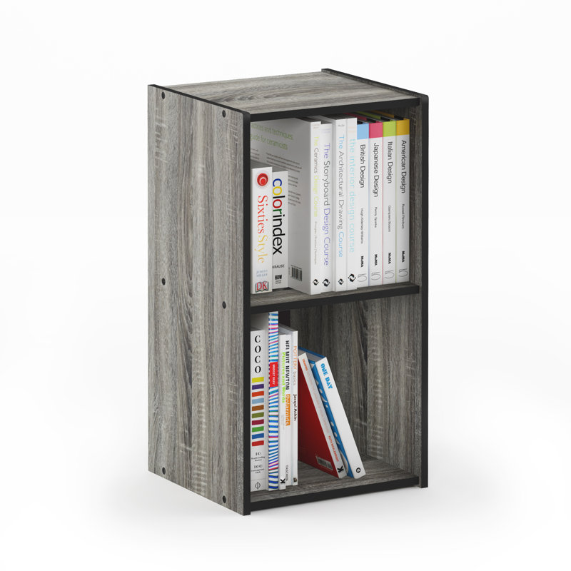 Bibliothèque à cubes Anzalone, Gris chêne français