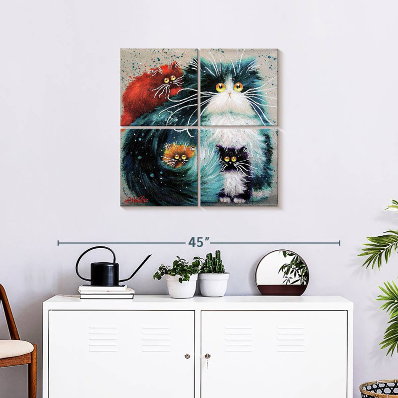 Brampt Purrenting, 26" H x 26" W