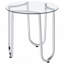 Ensemble de tables basses chromées 2 pièces