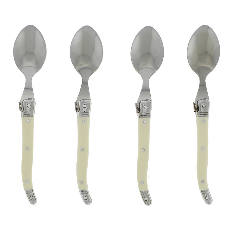 Laguiole Coffee Spoon, White