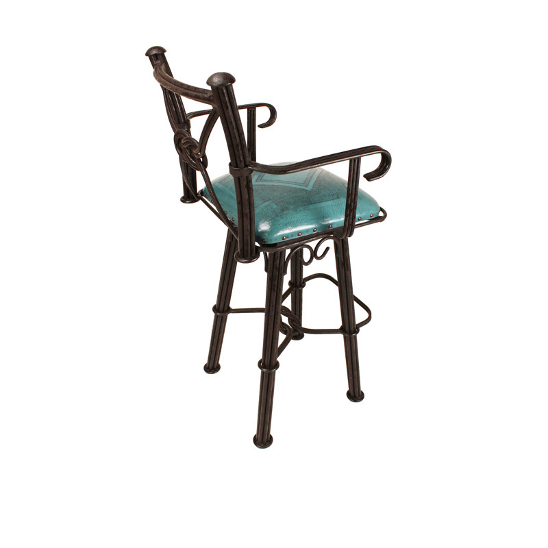 Tabouret Hoon, Bleu sarcelle