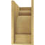 New Brighton cèdre brut grain de bois TimberThane Corbel, apprêté brun clair-88292395