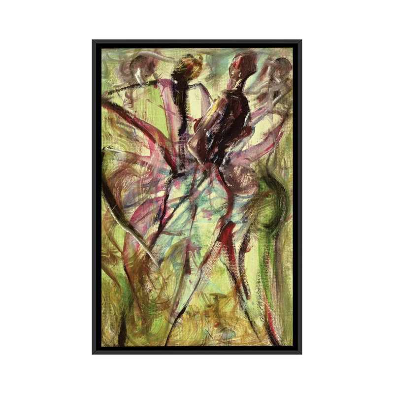« windy day » par ikahl beckford, impression sur toile tendue, H 26 po x l 18 po x P 1,5 po, Toile avec cadre noir