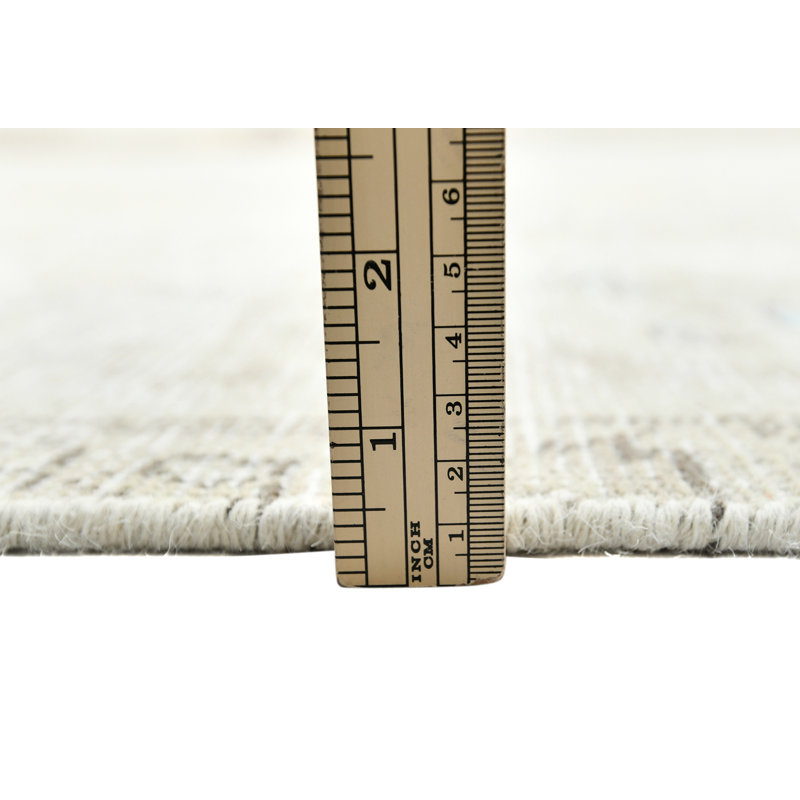 Fyzcoa One-of-a-Kind Rectangle 9'2" x 12'1" Area Rug in Beige/Brown/Cream
