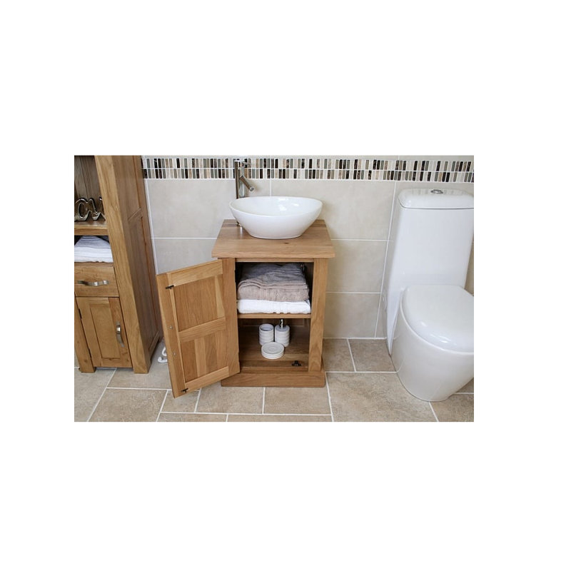 Cozart 500mm Single Bathroom Vanity with Basin, Oak