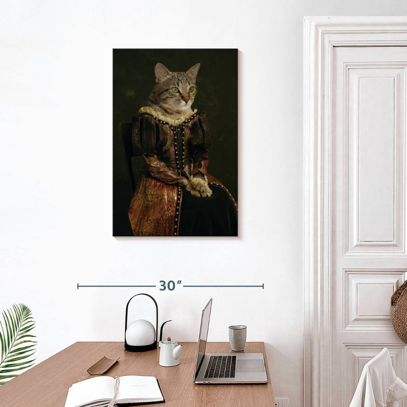 Ketti Aristocratic Cat, 30" H x 20" W